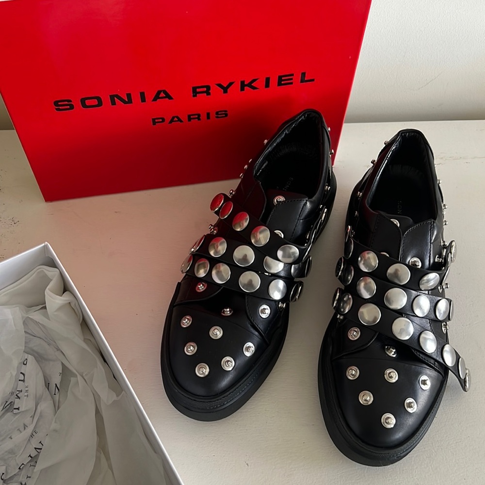 ‼️SOLD Sonia Rykel Metal Detail Sneaker